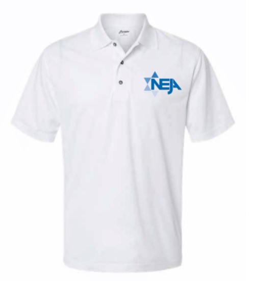 Embroidered NEJA Polo – White